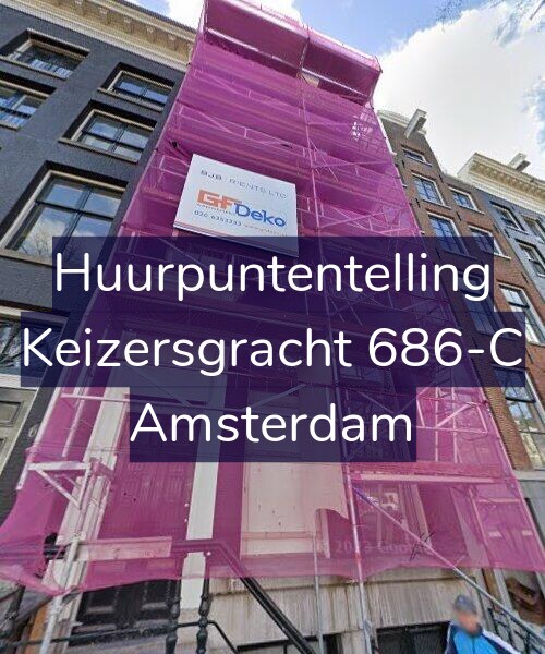 Foto gevel Huurpuntentelling voor Keizersgracht 686-C, Amsterdam