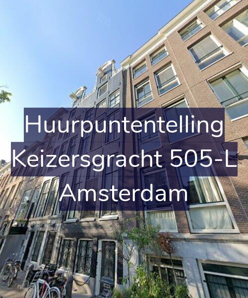 Foto gevel Huurpuntentelling voor Keizersgracht 505-L, Amsterdam