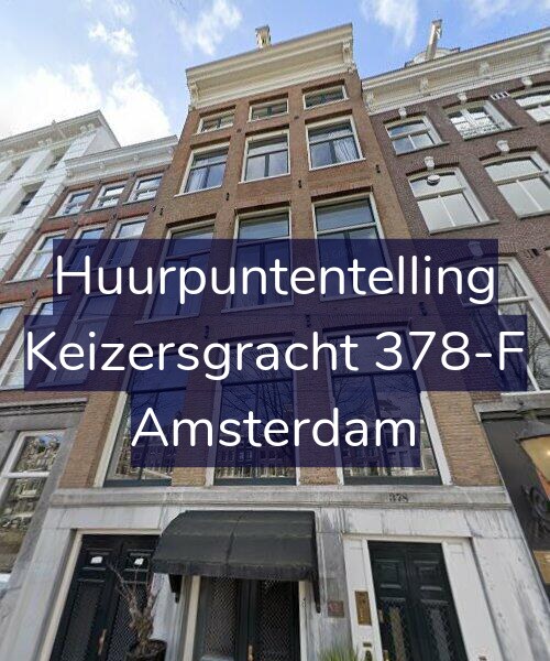 Foto gevel Huurpuntentelling voor Keizersgracht 378-F, Amsterdam