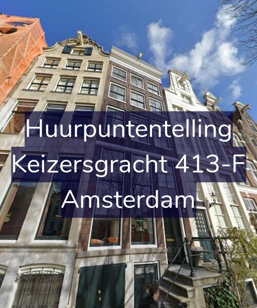 Foto gevel Huurpuntentelling voor Keizersgracht 413-F, Amsterdam