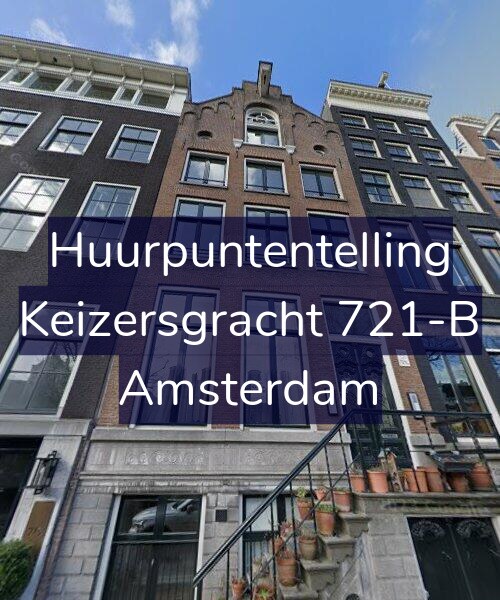 Foto gevel Huurpuntentelling voor Keizersgracht 721-B, Amsterdam