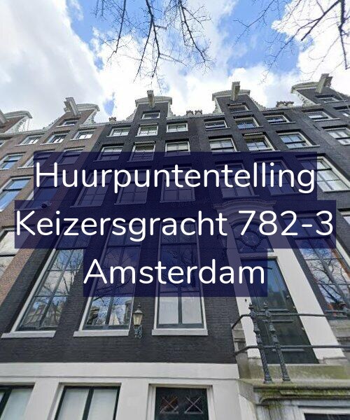 Foto gevel Huurpuntentelling voor Keizersgracht 782-3, Amsterdam