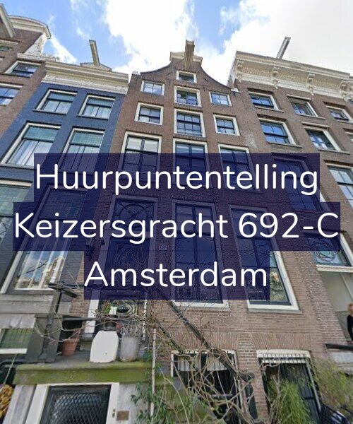 Foto gevel Huurpuntentelling voor Keizersgracht 692-C, Amsterdam