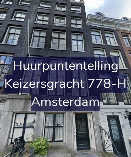 Foto gevel Huurpuntentelling voor Keizersgracht 778-H, Amsterdam