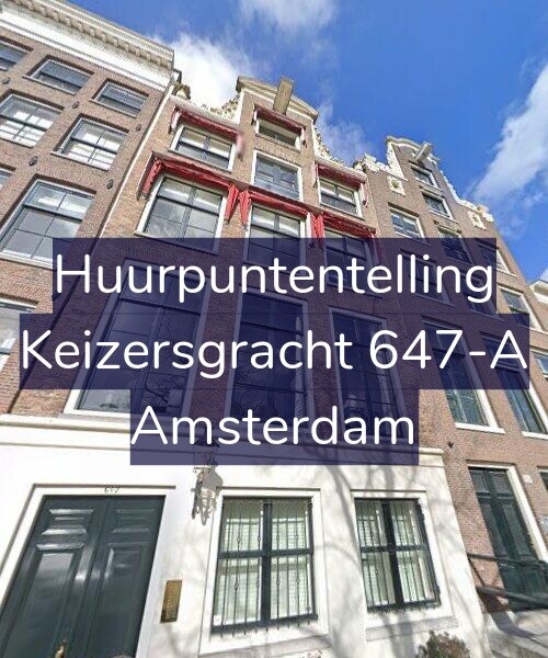 Foto gevel Huurpuntentelling voor Keizersgracht 647-A, Amsterdam