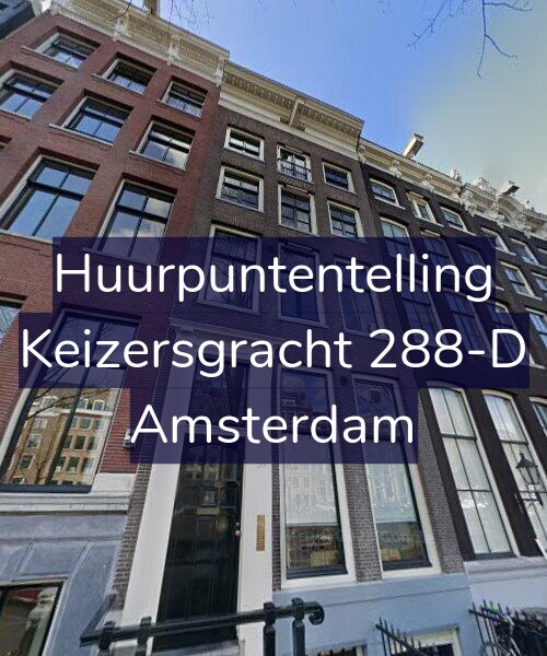 Foto gevel Huurpuntentelling voor Keizersgracht 288-D, Amsterdam