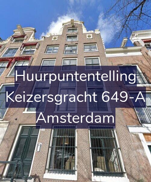 Foto gevel Huurpuntentelling voor Keizersgracht 649-A, Amsterdam