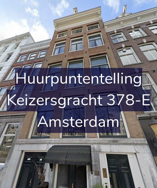 Foto gevel Huurpuntentelling voor Keizersgracht 378-E, Amsterdam