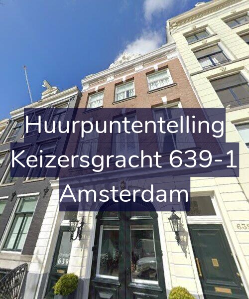 Foto gevel Huurpuntentelling voor Keizersgracht 639-1, Amsterdam