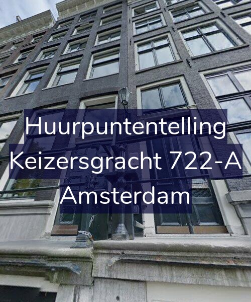 Foto gevel Huurpuntentelling voor Keizersgracht 722-A, Amsterdam