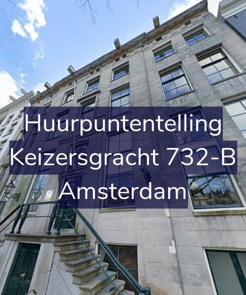 Foto gevel Huurpuntentelling voor Keizersgracht 732-B, Amsterdam