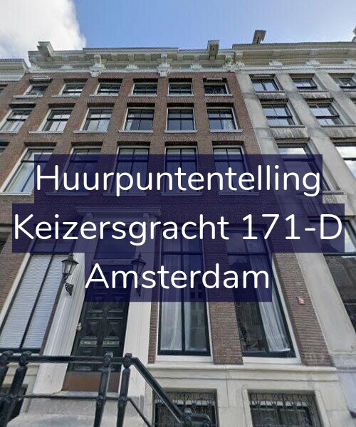 Foto gevel Huurpuntentelling voor Keizersgracht 171-D, Amsterdam