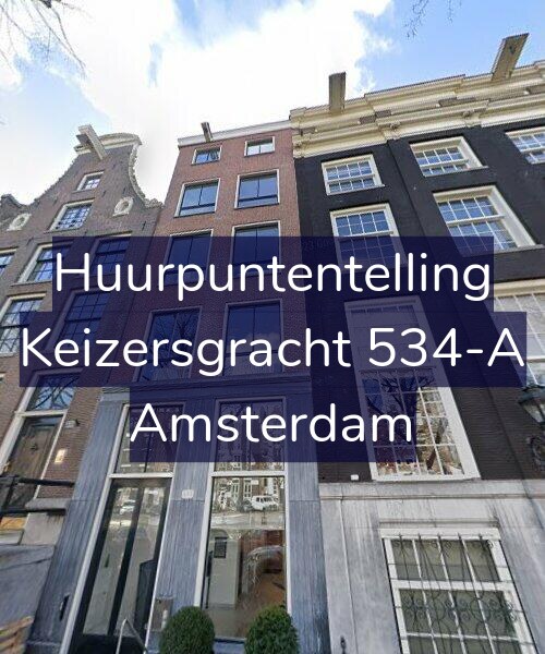 Foto gevel Huurpuntentelling voor Keizersgracht 534-A, Amsterdam