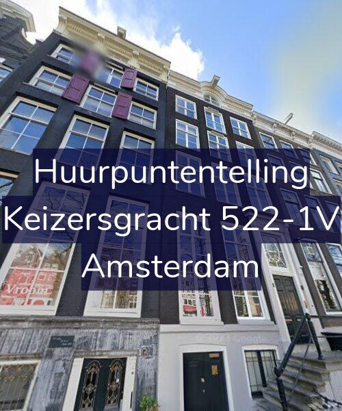 Foto gevel Huurpuntentelling voor Keizersgracht 522-1V, Amsterdam