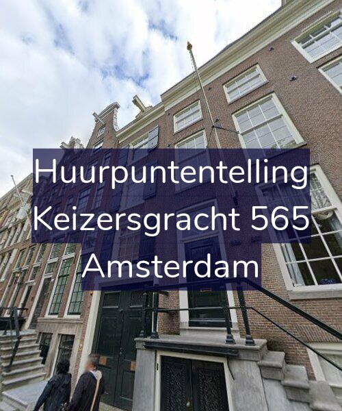 Foto gevel Huurpuntentelling voor Keizersgracht 565, Amsterdam