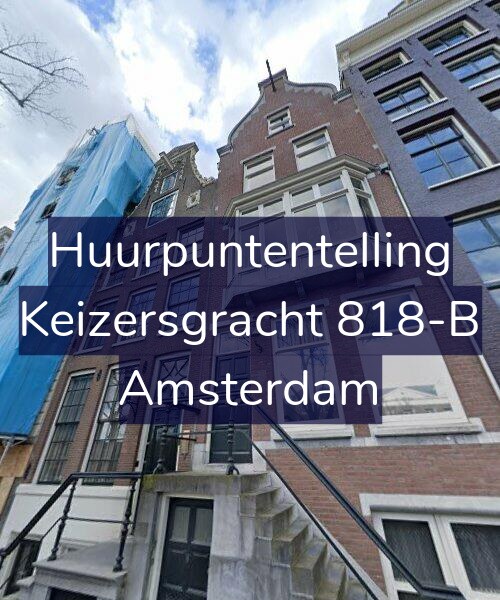 Foto gevel Huurpuntentelling voor Keizersgracht 818-B, Amsterdam