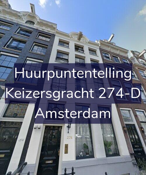Foto gevel Huurpuntentelling voor Keizersgracht 274-D, Amsterdam