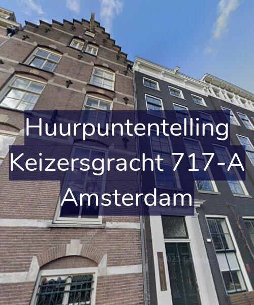 Foto gevel Huurpuntentelling voor Keizersgracht 717-A, Amsterdam
