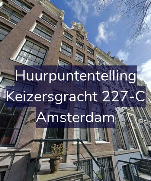Foto gevel Huurpuntentelling voor Keizersgracht 227-C, Amsterdam