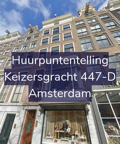 Foto gevel Huurpuntentelling voor Keizersgracht 447-D, Amsterdam