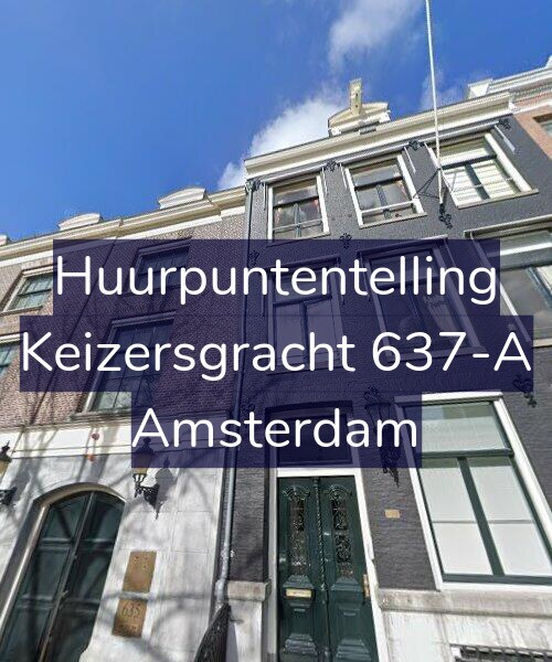 Foto gevel Huurpuntentelling voor Keizersgracht 637-A, Amsterdam