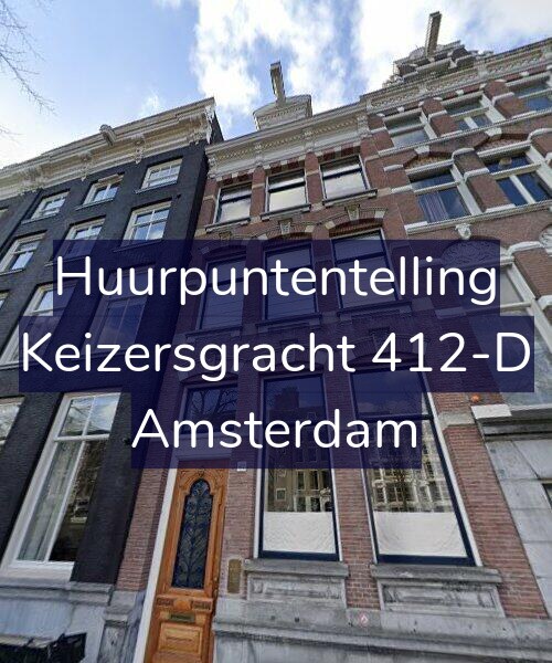 Foto gevel Huurpuntentelling voor Keizersgracht 412-D, Amsterdam