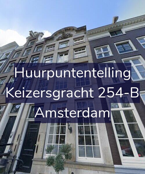 Foto gevel Huurpuntentelling voor Keizersgracht 254-B, Amsterdam