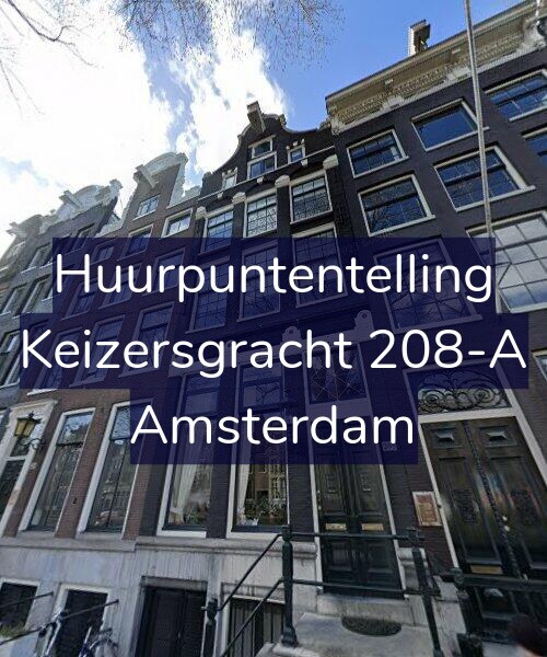 Foto gevel Huurpuntentelling voor Keizersgracht 208-A, Amsterdam