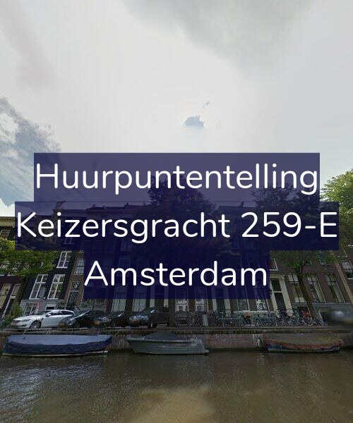 Foto gevel Huurpuntentelling voor Keizersgracht 259-E, Amsterdam