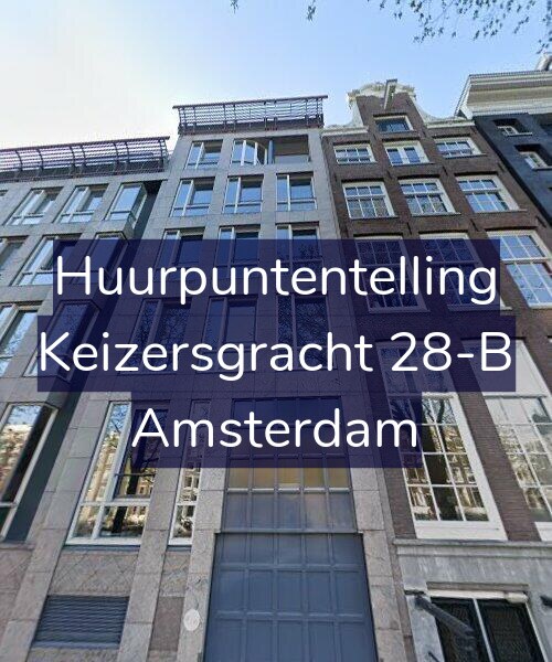 Foto gevel Huurpuntentelling voor Keizersgracht 28-B, Amsterdam