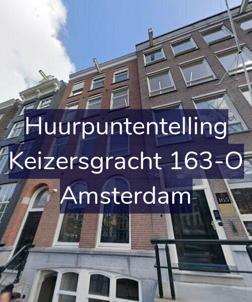 Foto gevel Huurpuntentelling voor Keizersgracht 163-O, Amsterdam
