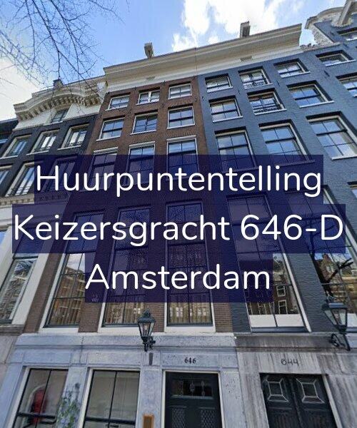 Foto gevel Huurpuntentelling voor Keizersgracht 646-D, Amsterdam
