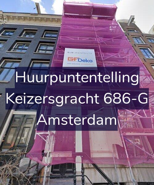 Foto gevel Huurpuntentelling voor Keizersgracht 686-G, Amsterdam