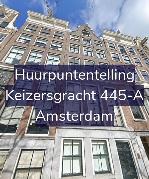 Foto gevel Huurpuntentelling voor Keizersgracht 445-A, Amsterdam