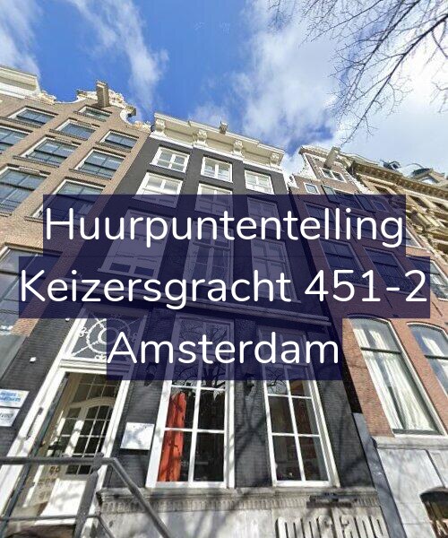 Foto gevel Huurpuntentelling voor Keizersgracht 451-2, Amsterdam