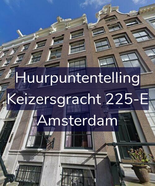 Foto gevel Huurpuntentelling voor Keizersgracht 225-E, Amsterdam