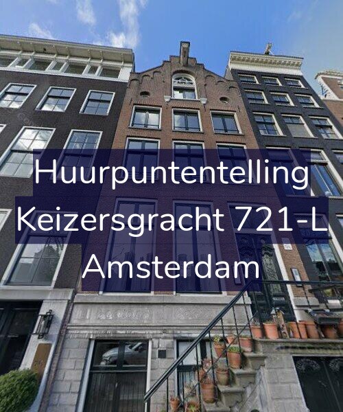 Foto gevel Huurpuntentelling voor Keizersgracht 721-L, Amsterdam