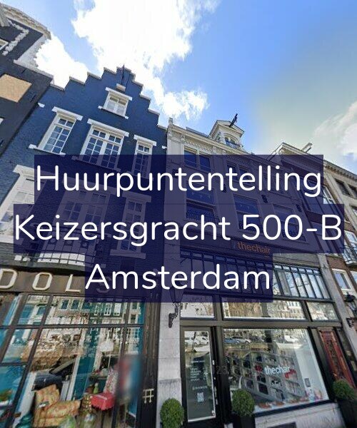 Foto gevel Huurpuntentelling voor Keizersgracht 500-B, Amsterdam