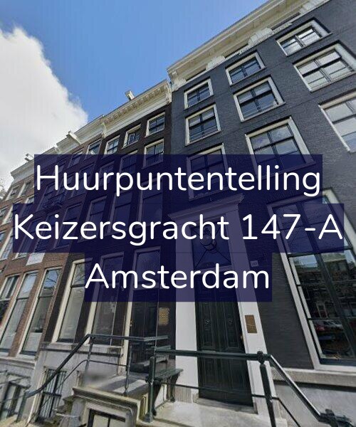 Foto gevel Huurpuntentelling voor Keizersgracht 147-A, Amsterdam
