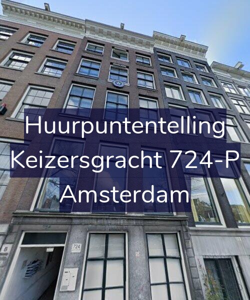 Foto gevel Huurpuntentelling voor Keizersgracht 724-P, Amsterdam