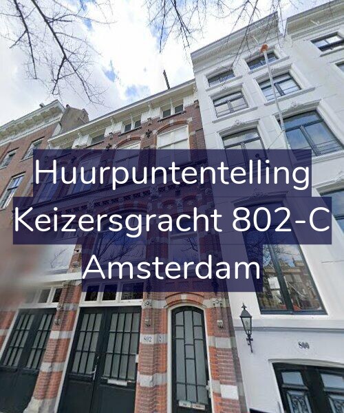 Foto gevel Huurpuntentelling voor Keizersgracht 802-C, Amsterdam