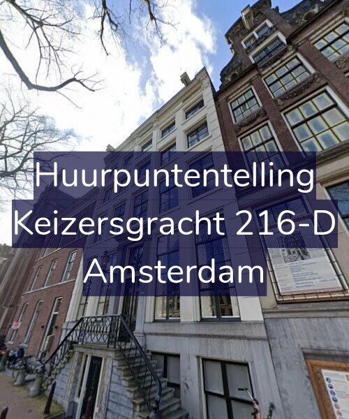 Foto gevel Huurpuntentelling voor Keizersgracht 216-D, Amsterdam