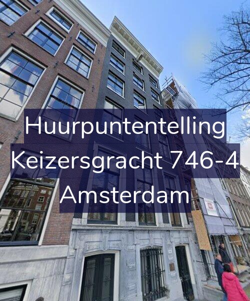 Foto gevel Huurpuntentelling voor Keizersgracht 746-4, Amsterdam