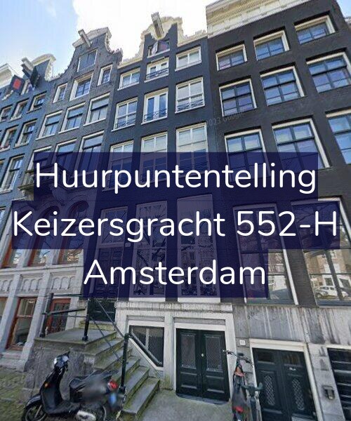 Foto gevel Huurpuntentelling voor Keizersgracht 552-H, Amsterdam