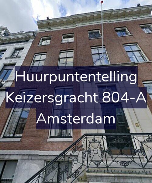 Foto gevel Huurpuntentelling voor Keizersgracht 804-A, Amsterdam