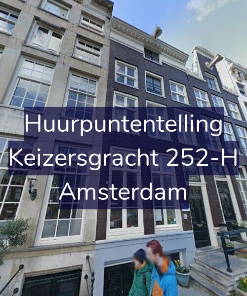 Foto gevel Huurpuntentelling voor Keizersgracht 252-H, Amsterdam
