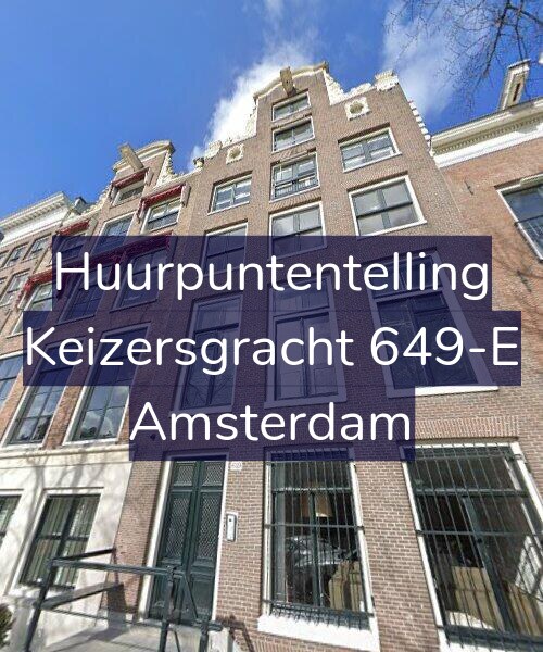 Foto gevel Huurpuntentelling voor Keizersgracht 649-E, Amsterdam
