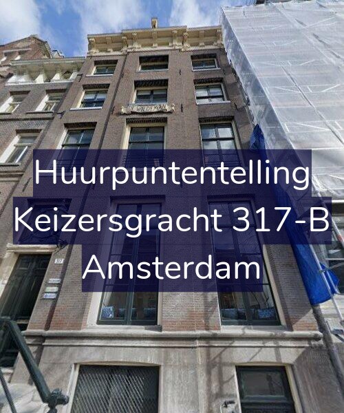 Foto gevel Huurpuntentelling voor Keizersgracht 317-B, Amsterdam