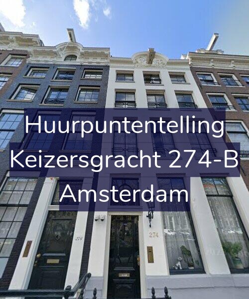 Foto gevel Huurpuntentelling voor Keizersgracht 274-B, Amsterdam