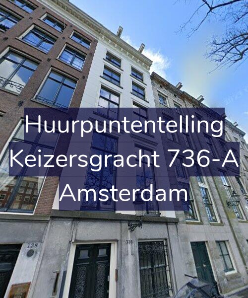 Foto gevel Huurpuntentelling voor Keizersgracht 736-A, Amsterdam